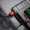 USAMS Kabel pleciony U5 2A micro USBczerwony/red 1,2m SJ224USB02 (US-SJ224)