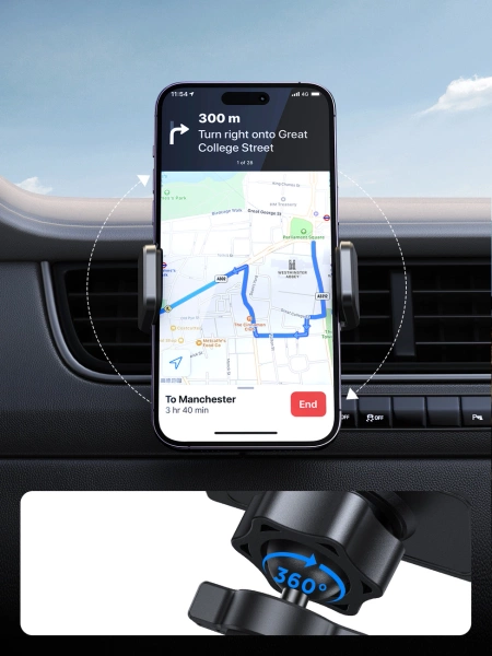 Joyroom car phone holder for air vent black (JR-ZS377)