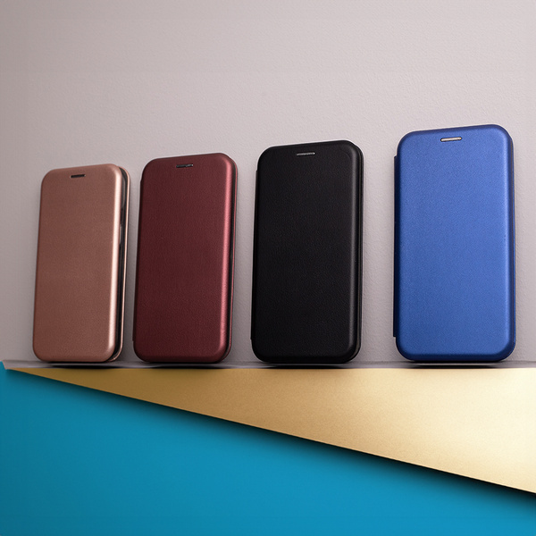 Etui Smart Diva do Huawei P30 Lite granatowe