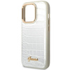 Guess GUHCP14XHGCRHS iPhone 14 Pro Max6,7" srebrny/silver hardcase Croco Collection