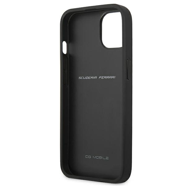 Etui Ferrari Off Track Quilted na iPhone 13 mini - czarne