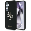 Etui Guess Silicone Big 4G Logo Bottom   Script Samsung Galaxy S25 czarny