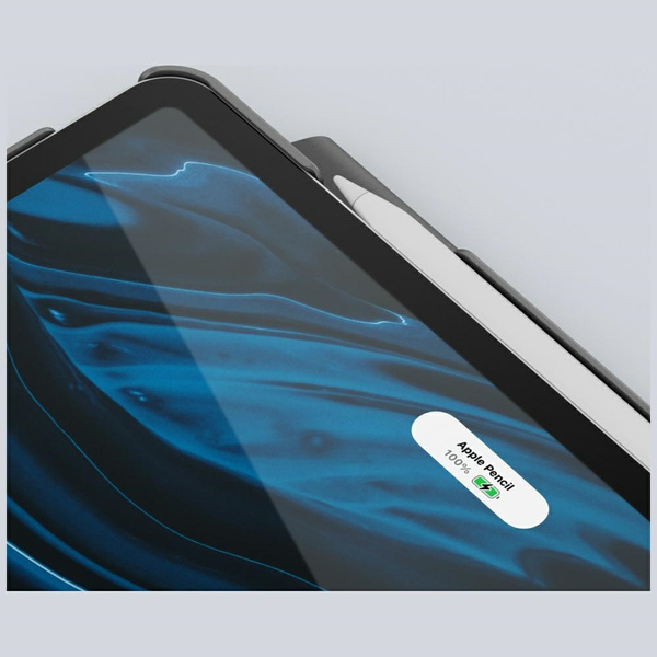 Etui UNIQ Rovus Snapmount Magnetic 360   Rotating Detachable do iPad Air 13" M2/M3 (2024/2025) szary