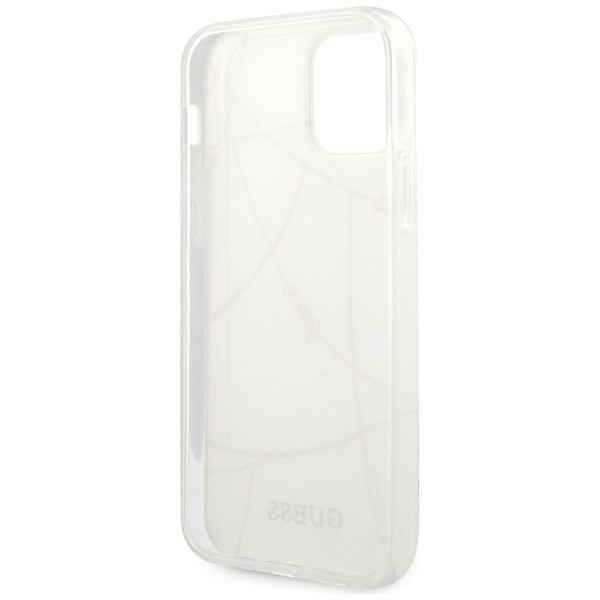 Guess GUHCP12SPCUCHWH iPhone12 mini 5,4" biały/white hardcase Gold Chain Collection