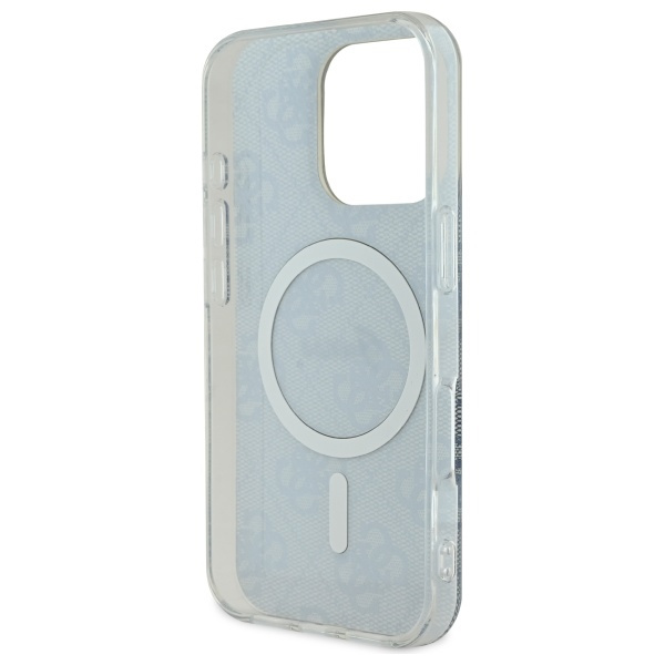 Guess GUHMP16LH4STB iPhone 16 Pro6.3" niebieski/blue hardcase IML 4G MagSafe