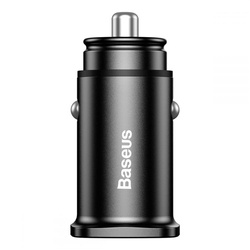 Baseus Square smart car charger 2x USB QC3.0 Quick Charge 3.0 SCP AFC 30W black (CCALL-DS01)