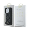 Guess GUHCP16XPSQSQSK iPhone 16 Pro Max6.9" czarny/black hardcase Quilted Metal Logo