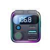 Joyroom JR-CCB01 48W FM transmitter 2x USB-A USB-C with dual microphone - black