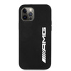 Etui AMG Silicone Big Logo na iPhone 12 Pro Max - czarne