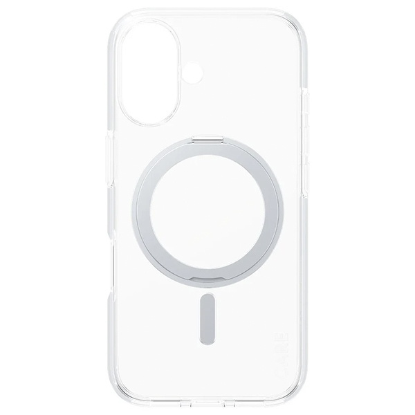 CARE by PanzerGlass Feature Kickstand Case iPhone 16 6.1" srebrny/silver MagSafe 1325