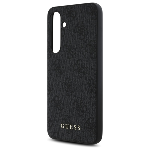 Guess GUHCS24FEG4GFGR S24 FE S721        szary/grey hardcase 4G Metal Gold Logo