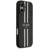 Etui Guess 4G Printed Stripes MagSafe do iPhone 17 czarny