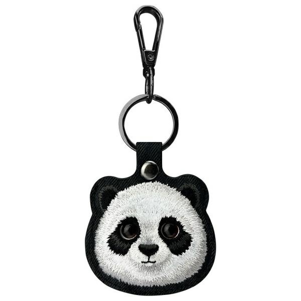 Nimmy Zestaw 3w1 torebka na telefon + portfel + etui na lokalizator czarny/black Big Eyed Pet 2.0 Panda