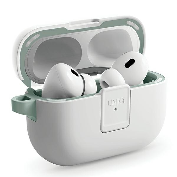 UNIQ etui Clyde Lock Case AirPods Pro 2(2022/2023) biało-miętowy/dove white-soft mint
