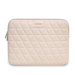 Guess Sleeve GUCS13QLPK 13" różowy/pink Quilted