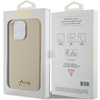 Guess GUHCP15XPGMCSD iPhone 15 Pro Max 6.7" złoty/light gold hardcase Glitter Glossy Script