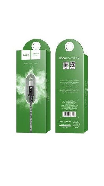 CABLE MICRO USB HOCO TIMES SPEED X14 USB 2M BLACK
