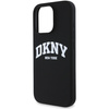 DKNY DKHMP16XSNYACH iPhone 16 Pro Max6.9" czarny/black hardcase Silicone White Printed Logo MagSafe