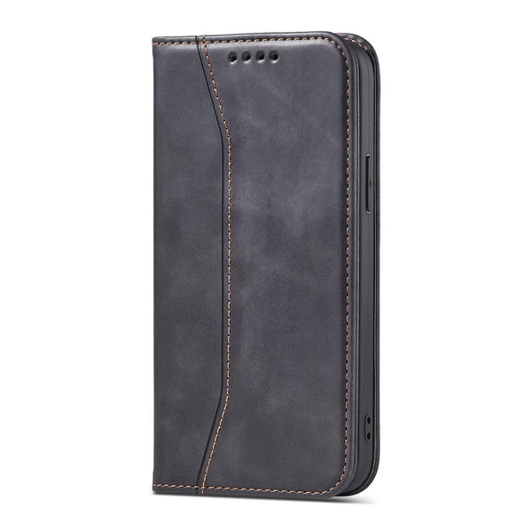 Magnet Fancy Case etui iPhone 14 Plus pokrowiec z klapką portfel podstawka czarne