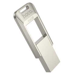 Pendrive 64GB USB 3.0 (USB A) Hoco UD16 nikiel