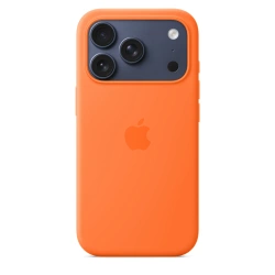 iPhone 17 Pro Silicone Case with MagSafe – Orange MGFE4ZM/A