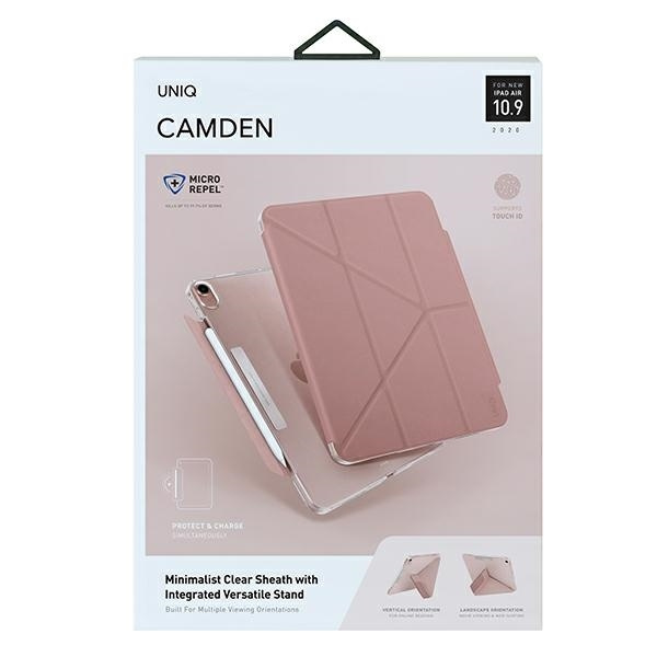 Etui Uniq Camden na iPad Air 10.9'' (2020) - różowe