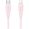 Kabel USAMS Green Series SJ717 30W USB-C do Lightning 1m różowy