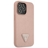 Guess GUHCP13XPSATLP iPhone 13 ProMax 6,7" różowy/pink hardcase SaffianoTriangle Logo
