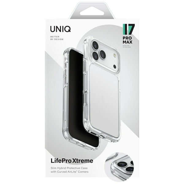 Etui UNIQ Lifepro Xtreme do iPhone 17    Pro Max przezroczysty