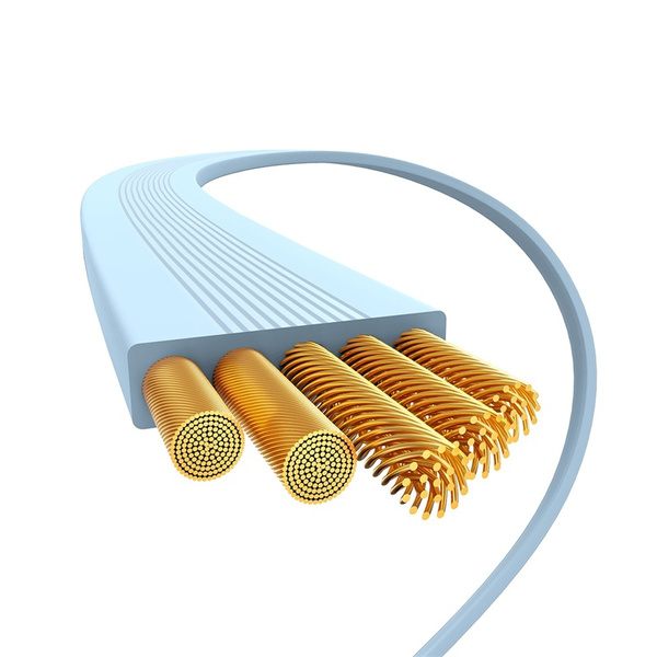 Baseus Free2Draw Mini USB-C - USB-C 100W 1m retractable cable - blue