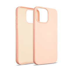 Beline Etui Silicone iPhone 15 Pro Max 6,7" różowo-złoty/rose gold