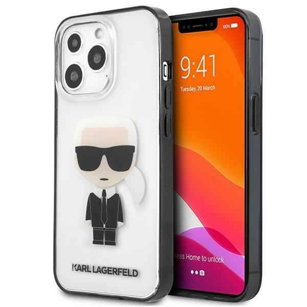 KARL LAGERFELD KLHCP13LHIKCK IPHONE 13 PRO / 13 6,1" TRANSPARENT IKONIK KARL