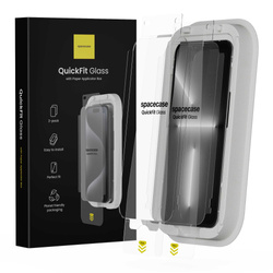 Spacecase Szkło hartowane QuickFit Glass iPhone 13 Pro Max/14 Plus