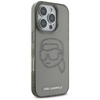 Etui Karl Lagerfeld IML Rhinestones Karl  Head do iPhone 16 Pro czarny