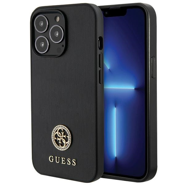 Guess GUHCP13XPS4DGPK iPhone 13 Pro Max 6.7" czarny/black hardcase Strass Metal Logo
