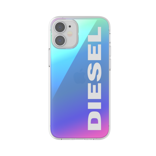 DIESEL SNAP CASE HOLOGRAPHIC WITH THE LOGO FW20 12 MINI HOLOGRAPHIC/WHITE