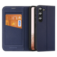 DUX DUCIS SKIN X2 CASE SAMSUNG GALAXY S23 FLIP CASE WALLET STAND BLUE