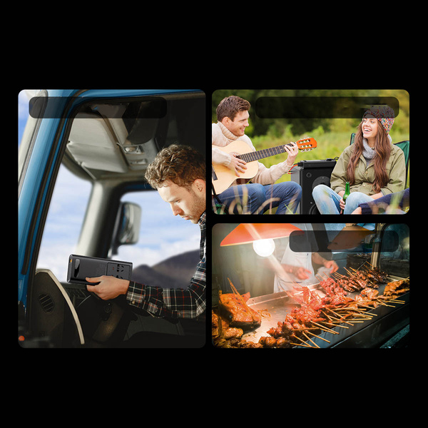 Baseus samochodowa przetwornica inwerter prądu 150W 12V / 500W 220V (wtyczka EU i CN) czarny (CGNB000101)