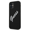 Guess GUHCP12SLSVSBW iPhone 12 mini5,4" czarno biały/black white hardcase Silicone Vintage