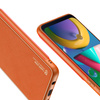Dux Ducis Yolo elegant case made of soft TPU and PU leather for Samsung Galaxy M30s orange