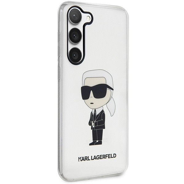 KARL LAGERFELD KLHCS23SHNIKTCT S23 S911 TRANSPARENT HARDCASE IKONIK KARL LAGERFELD