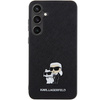 Karl Lagerfeld KLHCS24MPSAKCMPK S24+ S926 hardcase black/black Saffiano Karl &amp; Choupette Metal Pin