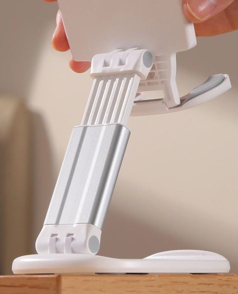 Joyroom JR-ZS371 foldable stand for phone and tablet with height adjustment - white