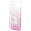 Karl Lagerfeld KLHCP14MCFNRCPI iPhone 14 Plus 6.7 "hardcase pink / pink Choupette Fun
