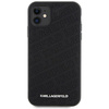 Etui Karl Lagerfeld Quilted K Pattern na iPhone 11 / Xr - czarne