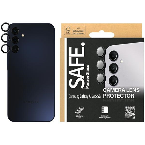 SAFE by PanzerGlass Sam A15 / A15 5G Hoops Camera czarny/black SAFE95681