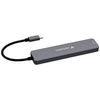Adapter Hub Verbatim HDMI/USB-C          3.2/USB-C/2xUSB-A 3.2/SD/microSD aluminiowy 32158