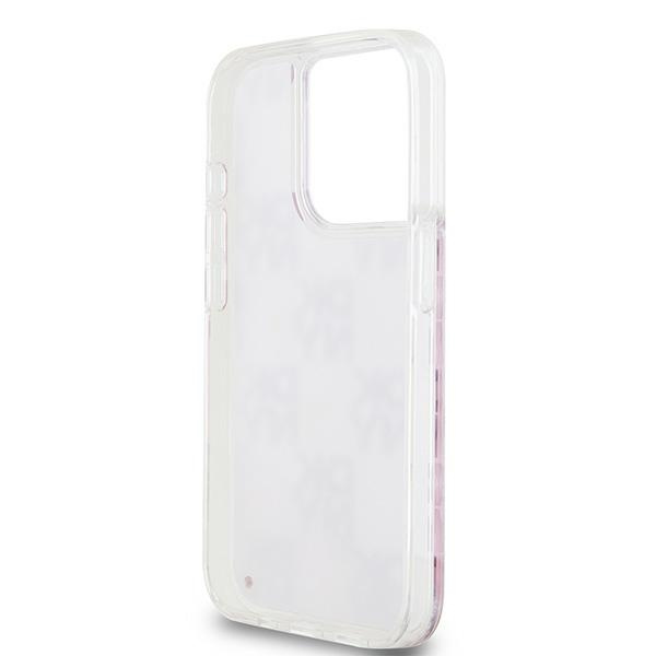 DKNY DKHCP15LLCPEPP iPhone 15 Pro6.1" różowy/pink hardcase Liquid Glitter Multilogo