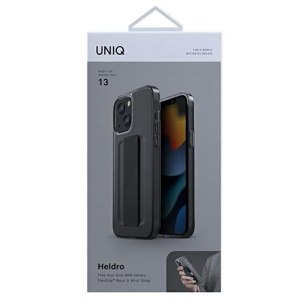 Etui Uniq Heldro na iPhone 13 - szare