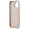 Etui Guess 4G Logo Plate MagSafe do      iPhone 17 różowy